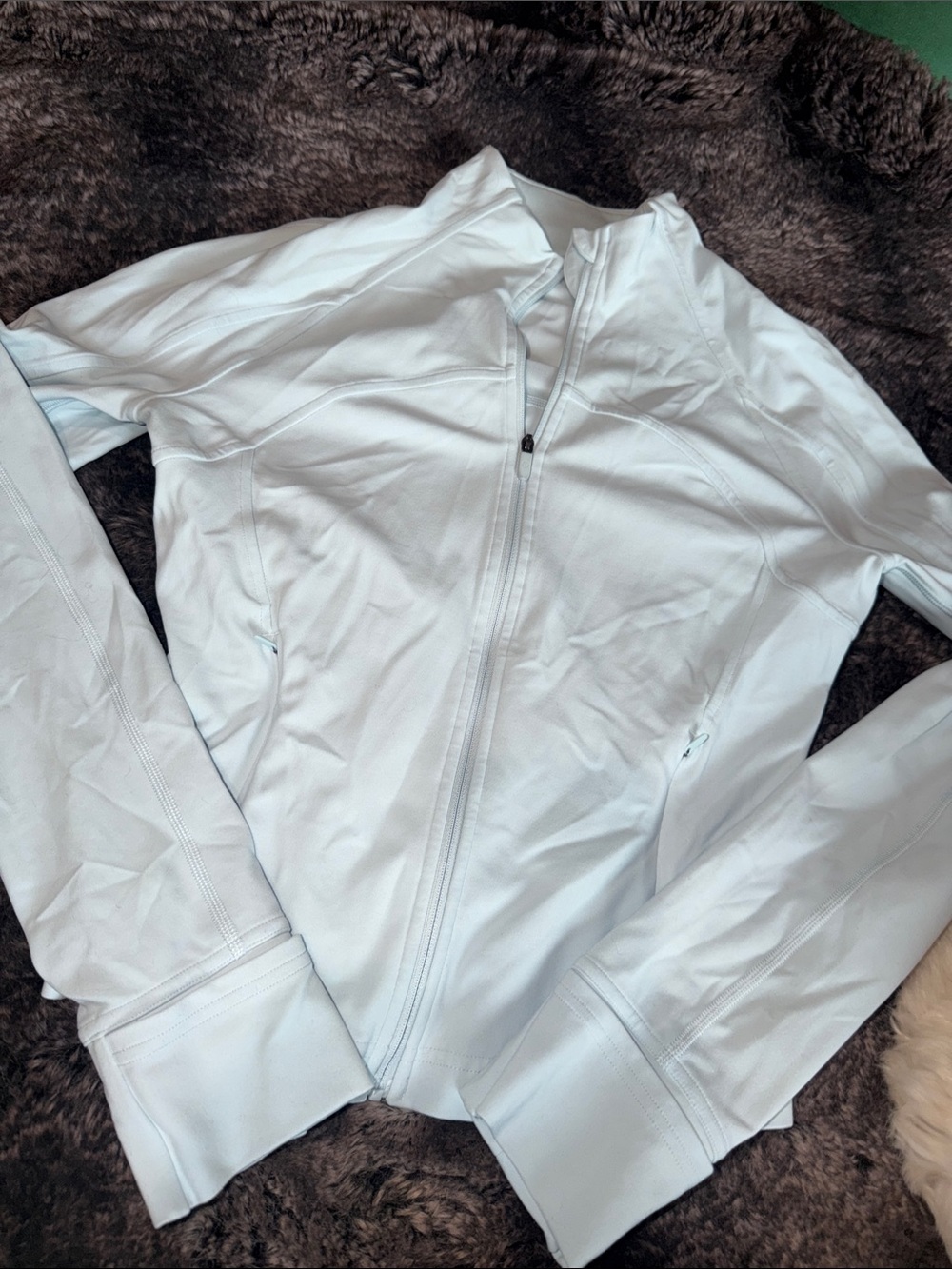lululemon athletica Light Sky Blue Zip Jacket